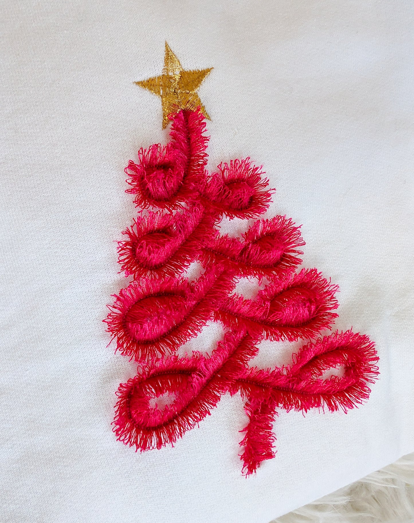 Women's Sparkle Tree Sweatshirt - READY TO SHIP