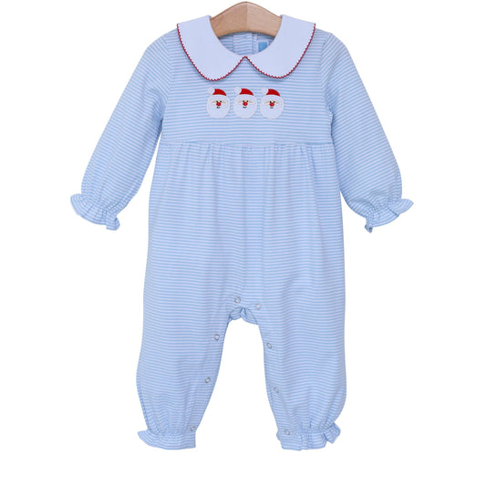 Santa Applique Ruffle Romper