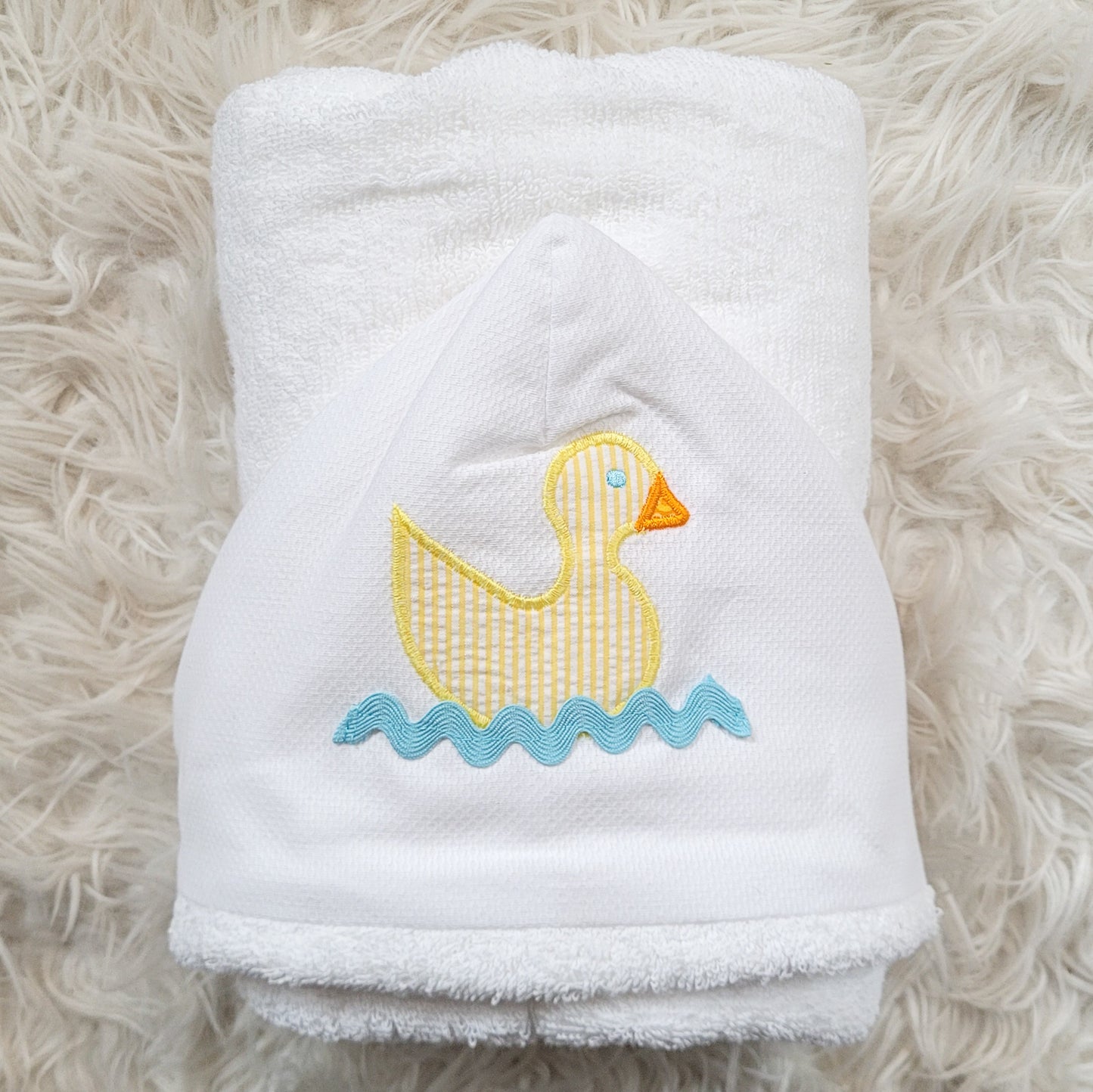 Applique Hooded Towel