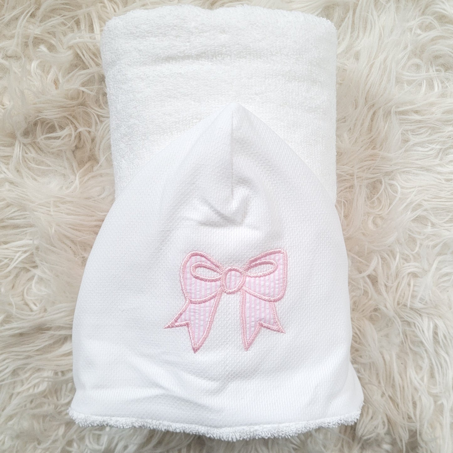 Applique Hooded Towel