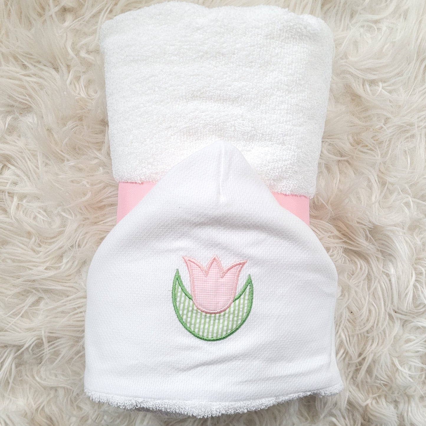 Applique Hooded Towel