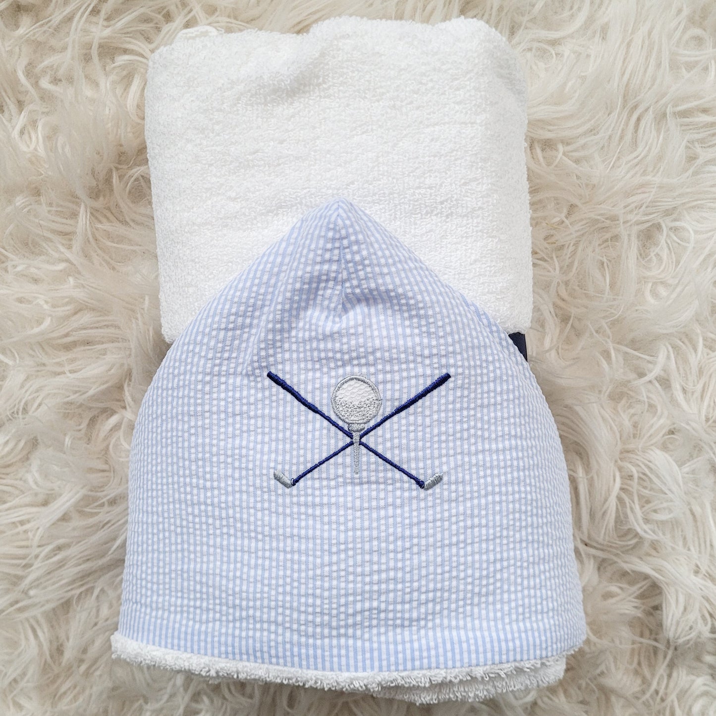 Applique Hooded Towel
