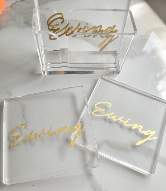 Acrylic Custom Coasters