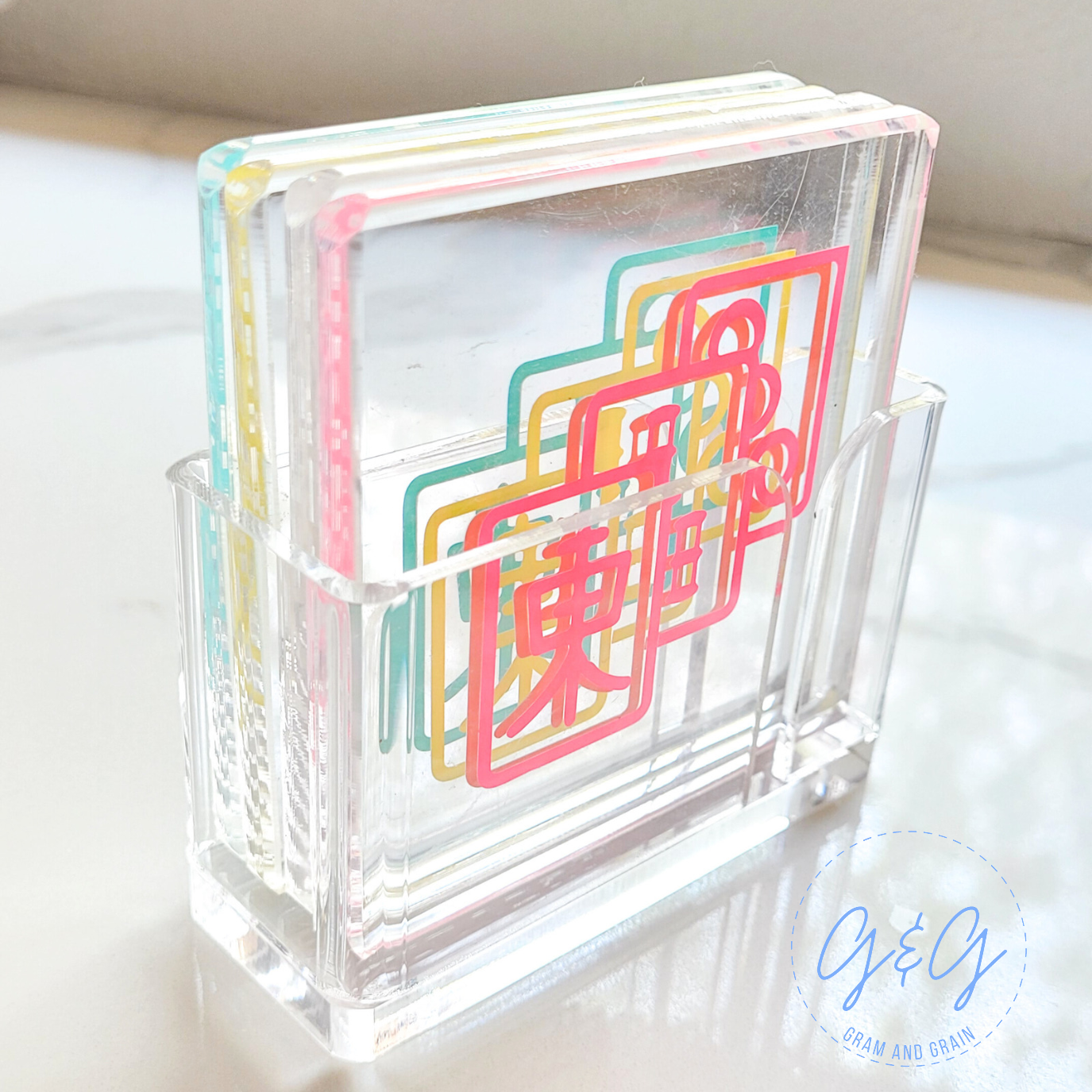 Acrylic Mahjong Coasters