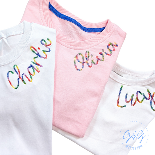 Rainbow Name Shirt