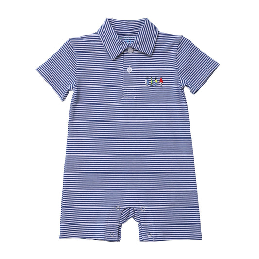 Fishing Lures Polo Romper