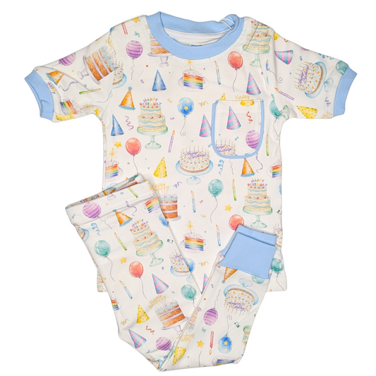 Happy Birthday Organic Cotton Pajama Set