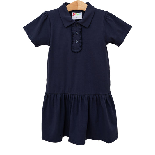 Ruffle Polo Dress