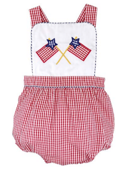 American Flag Romper