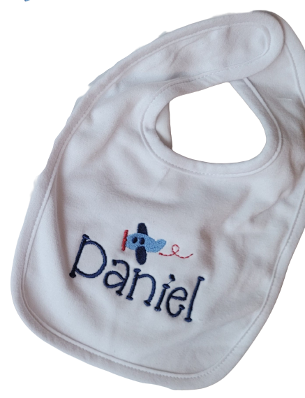 Personalized Cotton Bib