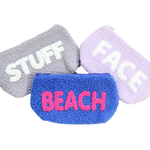 Terry Cloth Stash Bag