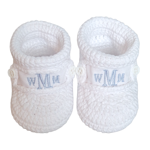 Crochet Newborn Shoes