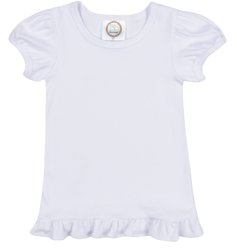 Short Sleeve Ruffle Tee